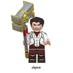 Jayce (Known As Brilliant Inventor) LoL minifigure, Arcane League of Legends custom building block figure.