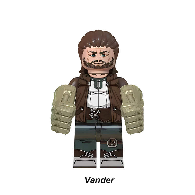 Vander (Known As Protector of Zaun) LoL minifigure, Arcane League of Legends character for collectors.