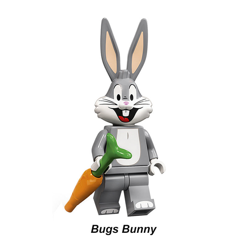 Bugs Bunny Looney Tunes Classic Cartoon LEGO-compatible minifigure | custom brick minifigures