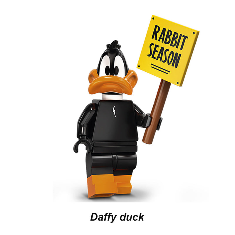 Daffy Duck Looney Tunes Classic Cartoon LEGO-compatible minifigure | custom brick minifigures