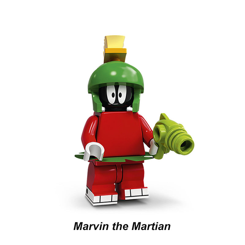 Marvin the Martian Looney Tunes Classic LEGO-compatible minifigure | custom brick minifigures