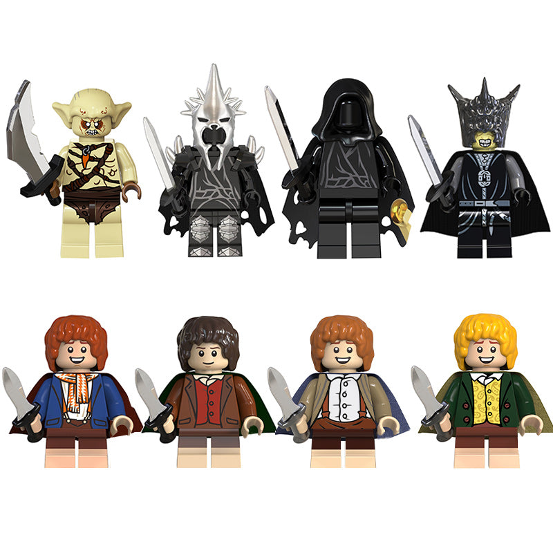 Lord Of The Rings Lotr Collection Series 3 8 Piece Custom Minifigure Set Group, Lego-compatible Building Block Minifigures Main image