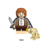 Lord Of The Rings Lotr Collection Series 3 8 Piece Custom Minifigure Set Samwise Gamgee, Lego-compatible Building Block Minifigures