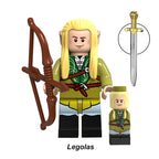 Lord Of The Rings Lotr Collection Series 4 8 Piece Custom Minifigure Set Legolas, Lego-compatible Building Block Minifigures