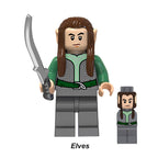 Lord Of The Rings Lotr Collection Series 4 8 Piece Custom Minifigure Set Noldor Elf, Lego-compatible Building Block Minifigures