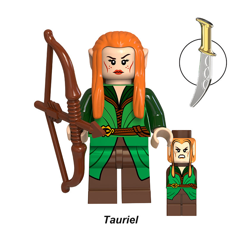 Lord Of The Rings Lotr Collection Series 4 8 Piece Custom Minifigure Set Tauriel, Lego-compatible Building Block Minifigures