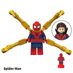 Marvel Avengers Iron Spider Armor D6E56Be4 3F2C 40Bf Bf0C 5Cb1Fedf2E38, Lego-compatible Building Block Minifigures, 8 Pcs Collection