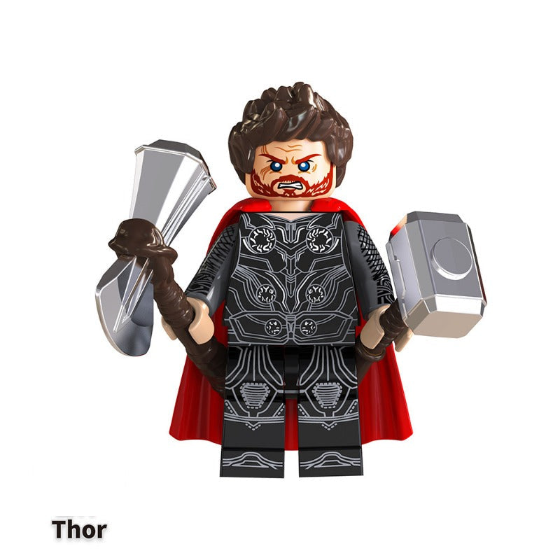 Marvel Avengers Thor 05De212D 8Bd5 47F7 8837 60F9Efe0Bba6, Lego-compatible Building Block Minifigures, 8 Pcs Collection
