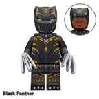 Marvel Avengers Vibranium Black Panther 61E3B814 9235 4628 A669 9107D6A590F2, Lego-compatible Building Block Minifigures, 8 Pcs Collection