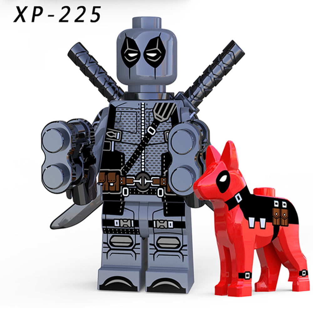 Deadpool Known Superheroes LEGO-compatible minifigure | custom brick minifigures