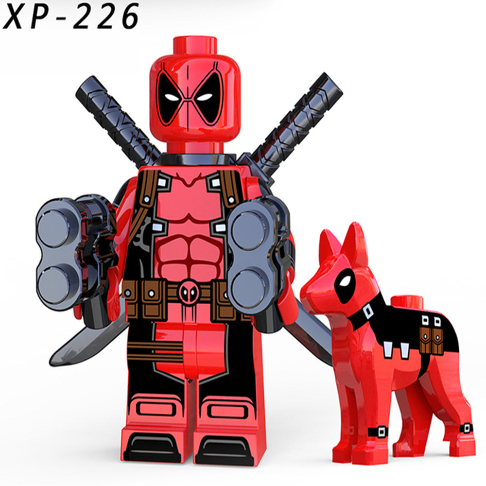 Deadpool Known Superheroes LEGO-compatible minifigure | custom brick minifigures