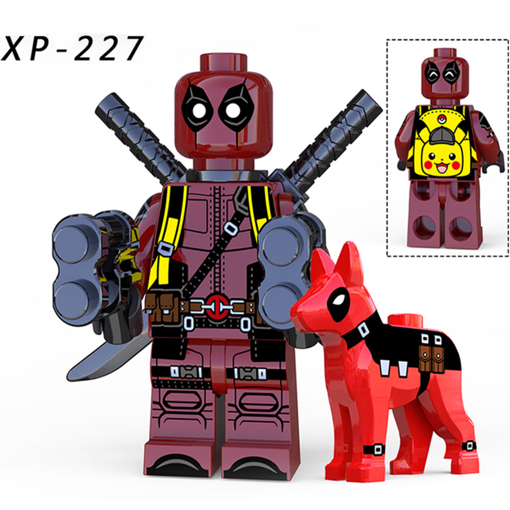 Deadpool Known Superheroes LEGO-compatible minifigure | custom brick minifigures