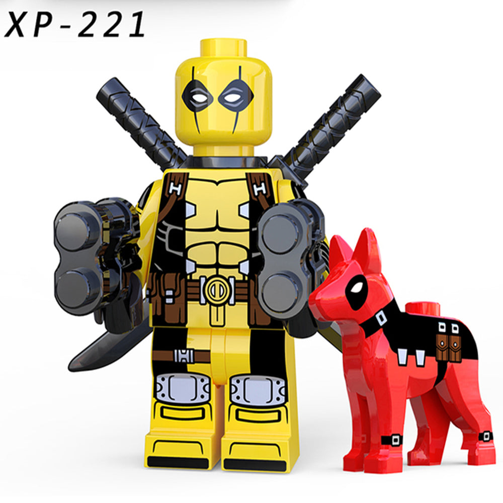 Slapstick Superheroes LEGO-compatible minifigure | custom brick minifigures