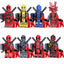 Superheroes minifigure set Deadpool Dog, Deadpool Known, Deadpool LEGO-compatible building block toys | 6-piece set