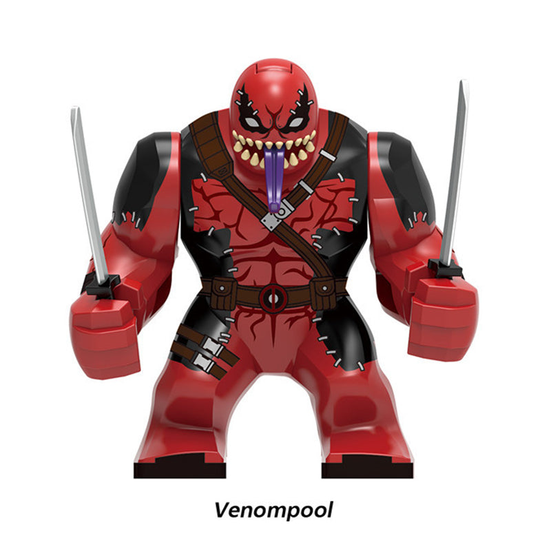 Venompool Symbiote Variant Marvel Universe LEGO-compatible minifigure | custom brick minifigures