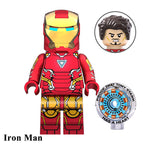 Marvel Iron Man, Lego-compatible Building Block Minifigures, 8 Pcs Collection
