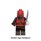 And Golden Superheroes LEGO-compatible minifigure | custom brick minifigures