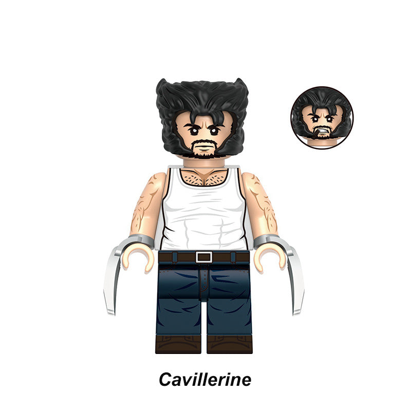 Cavillrine Superheroes LEGO-compatible minifigure | custom brick minifigures