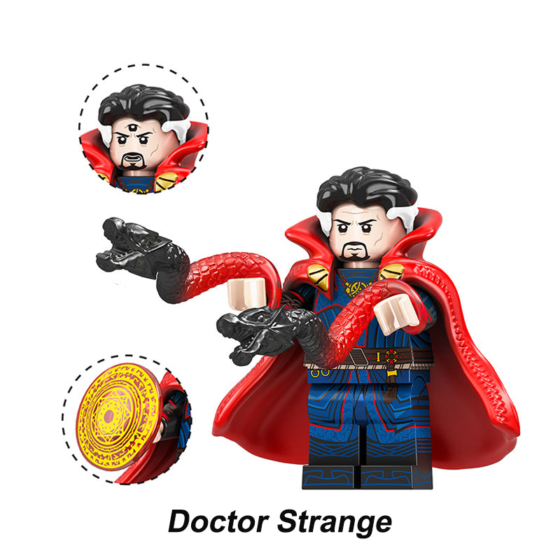 Marvel Doctor Strange 2, Lego-compatible Building Block Minifigures, 10 Pcs Collection