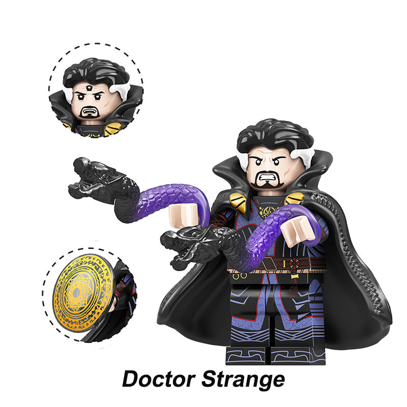 Marvel Doctor Strange 3, Lego-compatible Building Block Minifigures, 10 Pcs Collection