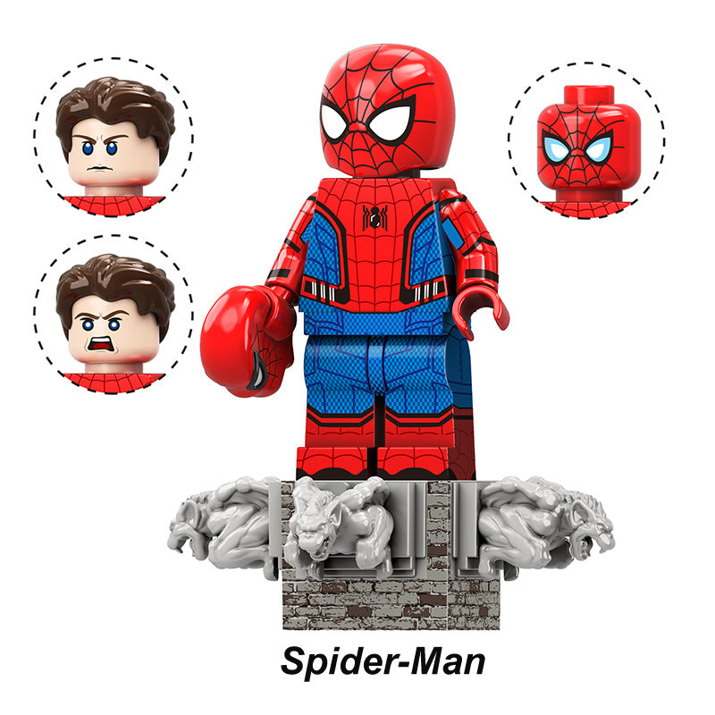 Marvel Spider Man 2, Lego-compatible Building Block Minifigures, 10 Pcs Collection