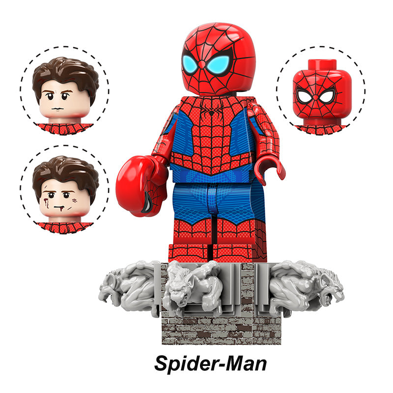 Marvel Spider Man, Lego-compatible Building Block Minifigures, 10 Pcs Collection