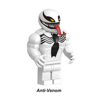 Marvel Symbiote Anti Venom 2, Lego-compatible Building Block Minifigures, 6 Pcs Collection