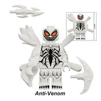 Marvel Symbiote Anti Venom, Lego-compatible Building Block Minifigures, 6 Pcs Collection