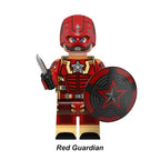 Marvel Thunderbolts Red Guardian, Lego-compatible Building Block Minifigures, 8 Pcs Collection