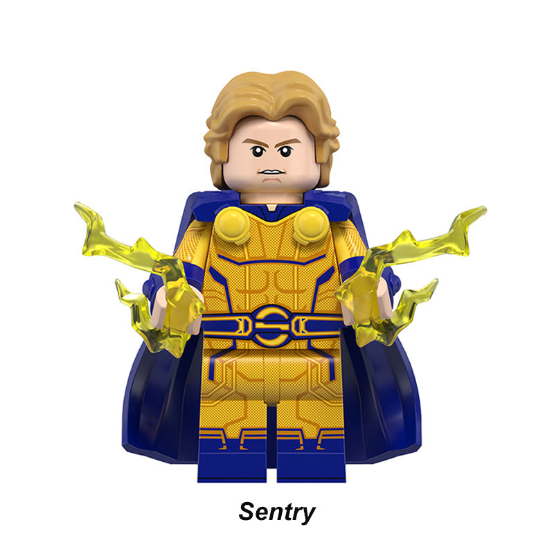 Marvel Thunderbolts Sentry, Lego-compatible Building Block Minifigures, 8 Pcs Collection