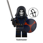 Marvel Thunderbolts Taskmaster, Lego-compatible Building Block Minifigures, 8 Pcs Collection