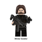 Marvel Thunderbolts Winter Soldier, Lego-compatible Building Block Minifigures, 8 Pcs Collection