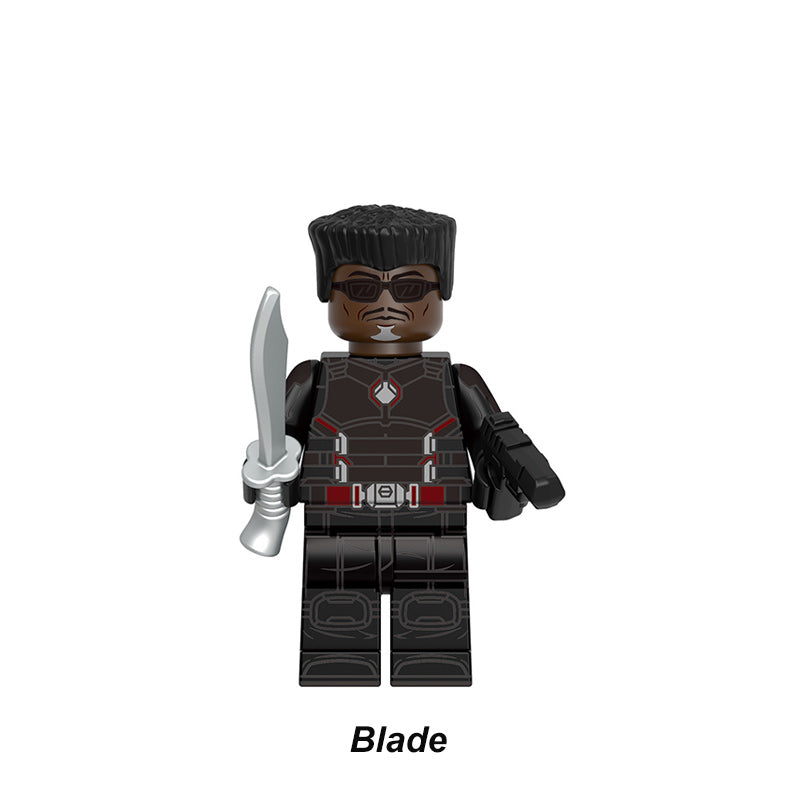 Blade the Daywalker Marvel Vault Custom LEGO-compatible minifigure | custom brick minifigures