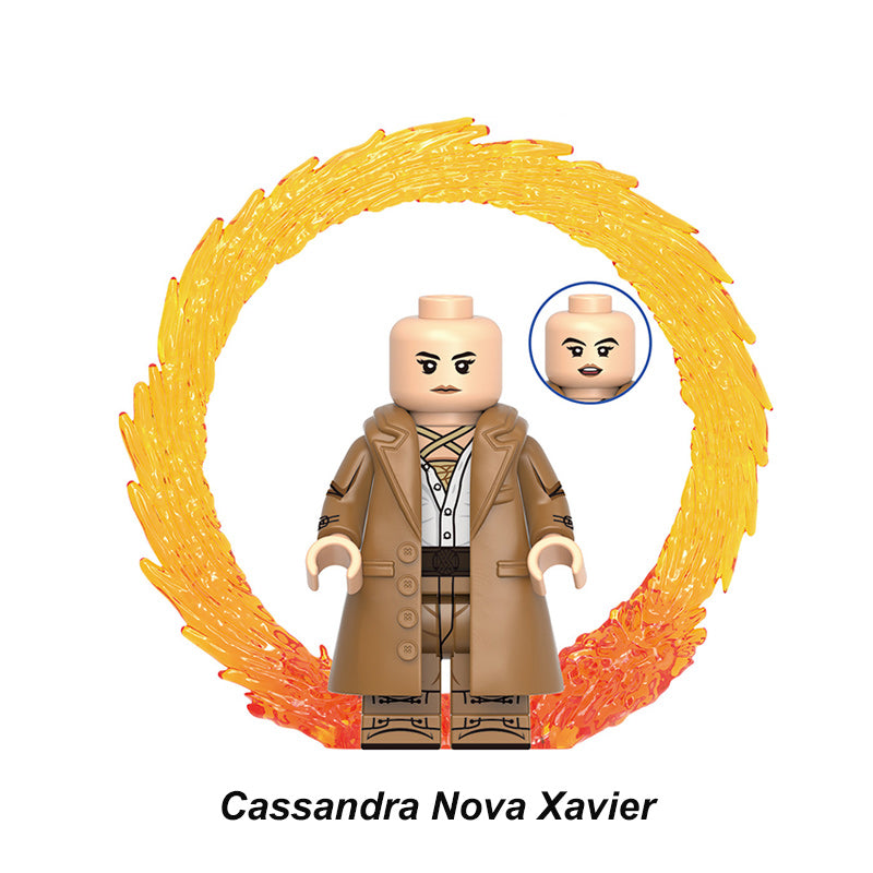 Cassandra Nova Xavier Marvel Villain LEGO-compatible minifigure | custom brick minifigures