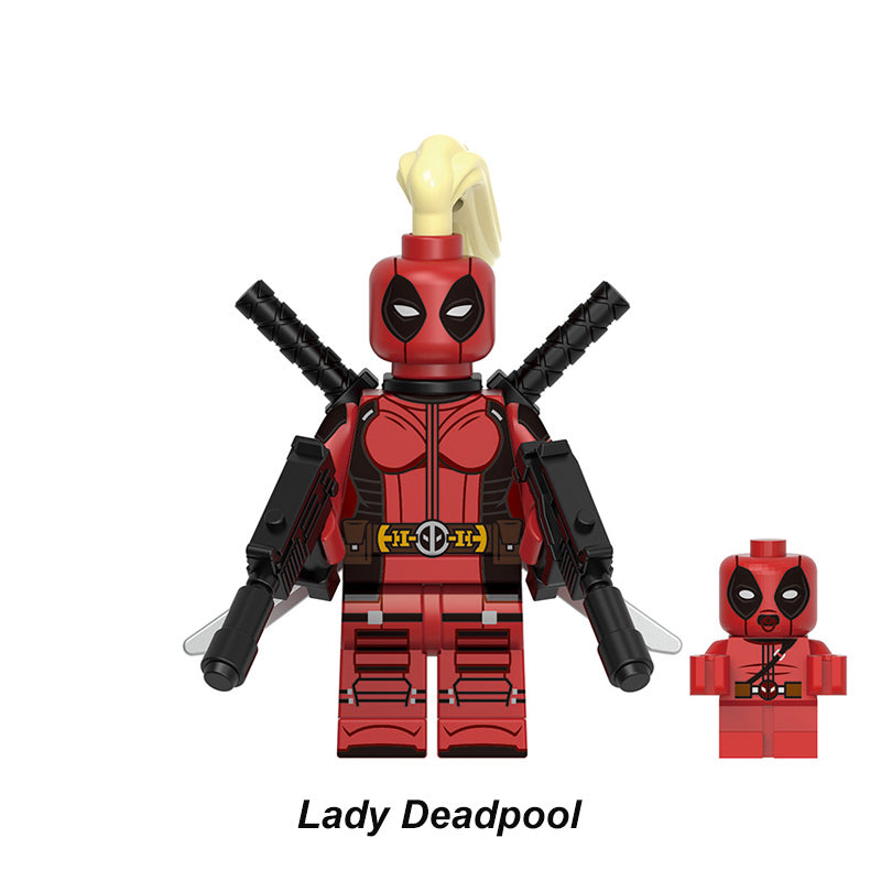 Lady Deadpool Wanda Wilson Deadpool Corps LEGO-compatible minifigure | custom brick minifigures