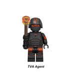 TVA Agent Time Variance Authority Marvel LEGO-compatible minifigure | custom brick minifigures