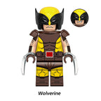 Marvel Wolverine Deadpool Classic Wolverine, Lego-compatible Building Block Minifigures, 8 Pcs Collection