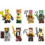 Minecraft Honey Picker Villager, Lego-compatible Building Block Minifigures, 8 Pcs Collection