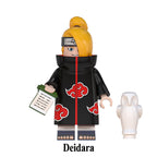 Deidara Naruto set 5 LEGO-compatible custom anime brick minifigure with clay bomb arms