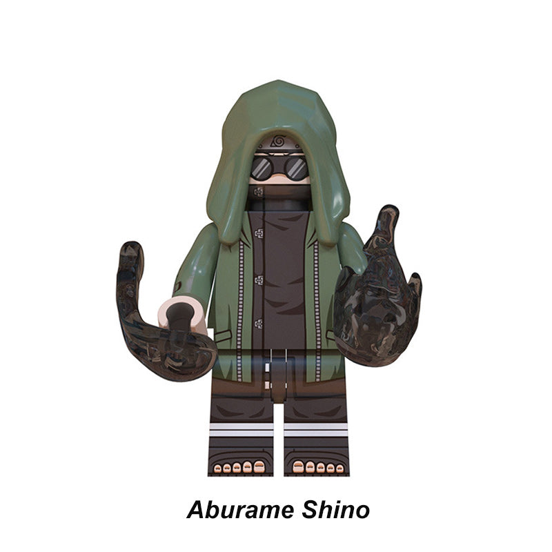Aburame Shino Naruto Ninja LEGO-compatible minifigure | custom brick minifigures