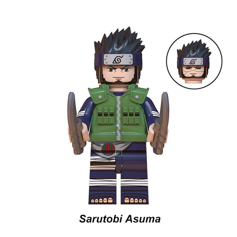 Sarutobi Asuma Sensei Naruto LEGO-compatible minifigure | custom brick minifigures