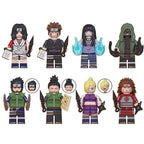 Naruto minifigure set Shikamaru Nara, Hinata Hyuga, Ino Yamanaka LEGO-compatible building block toys | 8-piece set