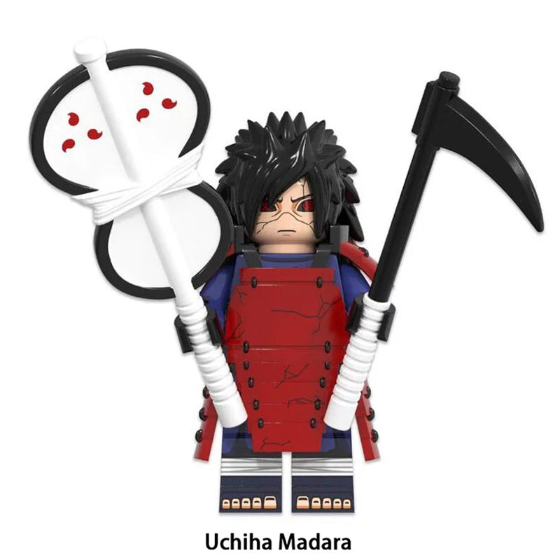 Madara Uchiha Naruto LEGO-compatible minifigure | custom brick minifigures