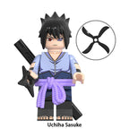 Sasuke Uchiha Naruto LEGO-compatible minifigure | custom brick minifigures