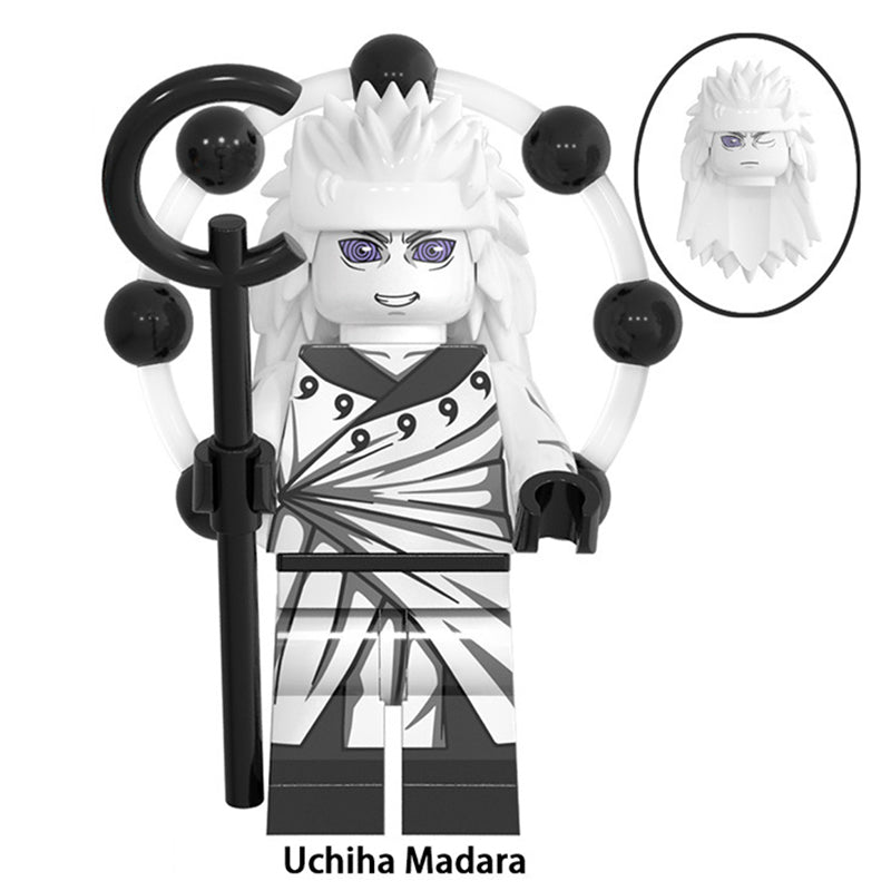 Uchiha Madara Sage of Six Paths LEGO-compatible minifigure | custom brick minifigures