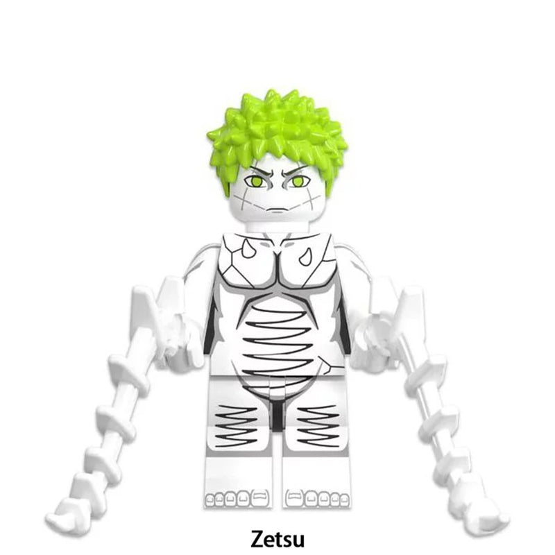 White Zetsu Naruto LEGO-compatible minifigure | custom brick minifigures