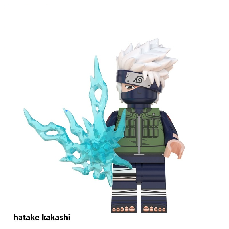 Hatake Kakashi Naruto LEGO-compatible brick minifigure toy set 7