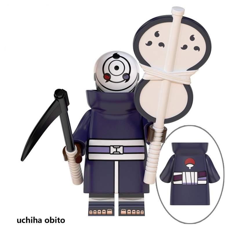 Uchiha Obito Naruto LEGO-compatible brick minifigure toy set 7