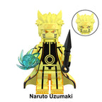 Naruto Uzumaki Bijuu Mode nine tails LEGO compatible brick minifigure set 4