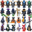 Master Wu, Kai, Nya (Samurai X), Zane, Cole, Lloyd, Pythor P. Chumsworth (Pythor Snake), Skales, Acidicus, Skalidor, Fangtom, and Serpentine snakes Ninjago LEGO-compatible minifigure